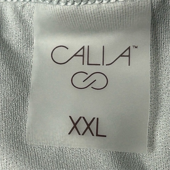 Calia Women's Stay the Path Kick it Up 3” inseam High Rise Shorts Gray Size XXL - Picture 9 of 11